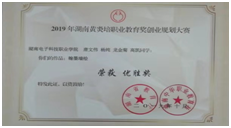 湖南电子科技职业学院在2019年湖南黄炎培职业教育奖创业规划大赛中荣获 5项大奖